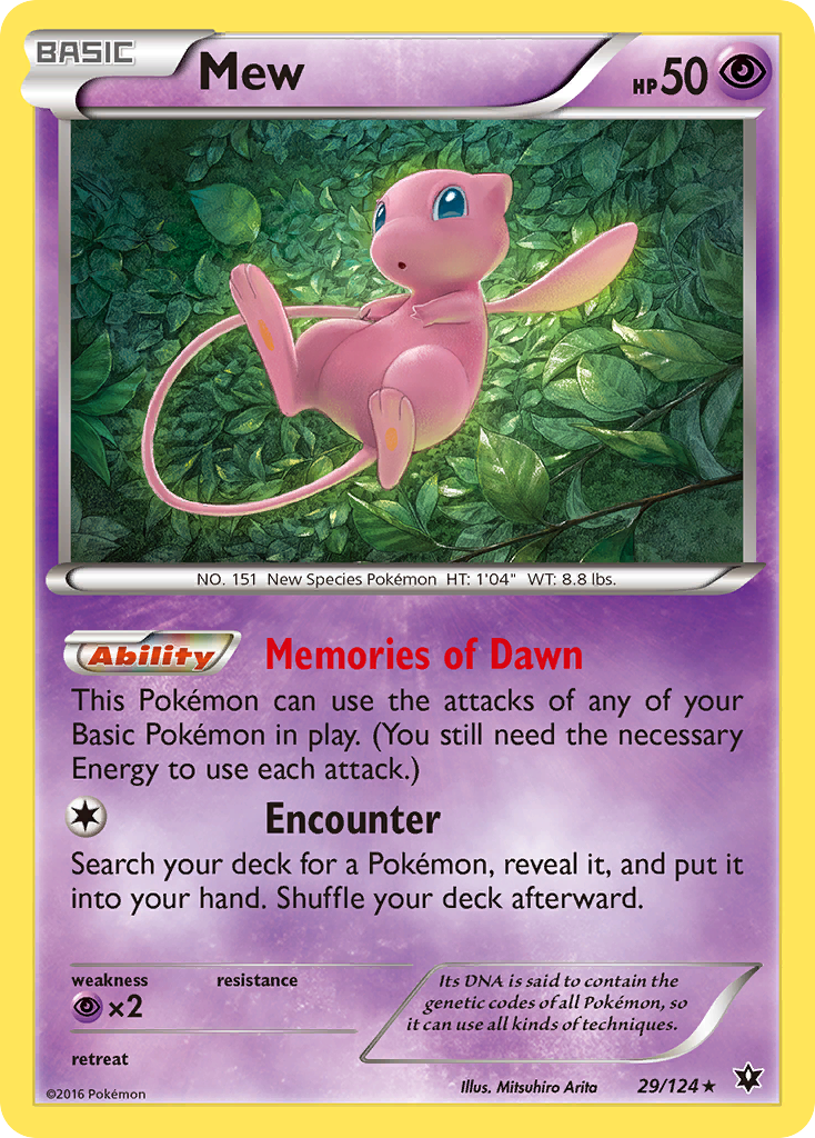 Mew (29/124) [XY: Fates Collide] | Exor Games Bridgewater