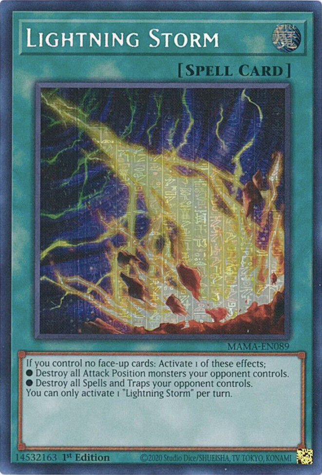 Lightning Storm [MAMA-EN089] Ultra Pharaoh's Rare | Exor Games Bridgewater