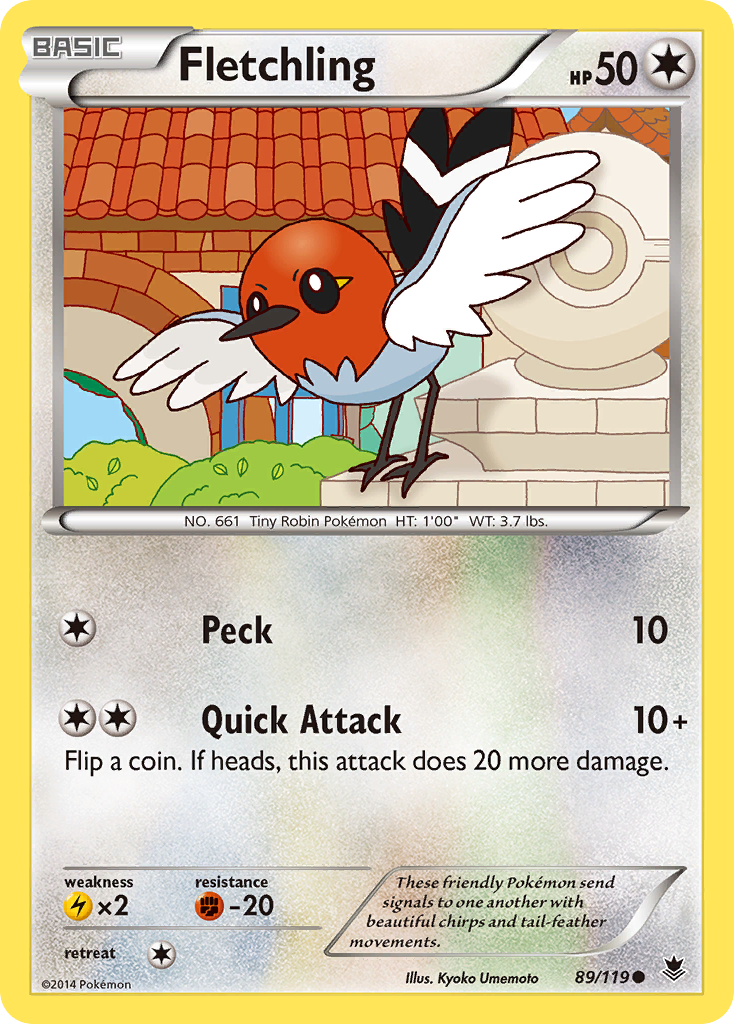 Fletchling (89/119) [XY: Phantom Forces] | Exor Games Bridgewater