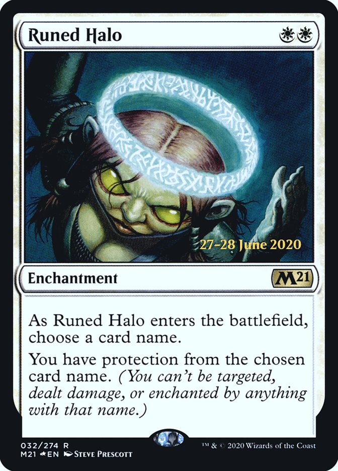 Runed Halo  [Core Set 2021 Prerelease Promos] | Exor Games Bridgewater