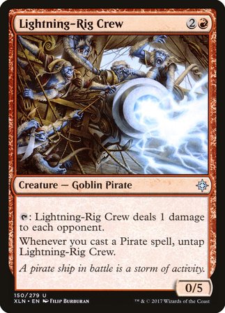 Lightning-Rig Crew [Ixalan] | Exor Games Bridgewater