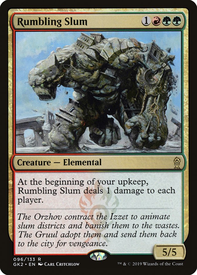 Rumbling Slum [Ravnica Allegiance Guild Kit] | Exor Games Bridgewater