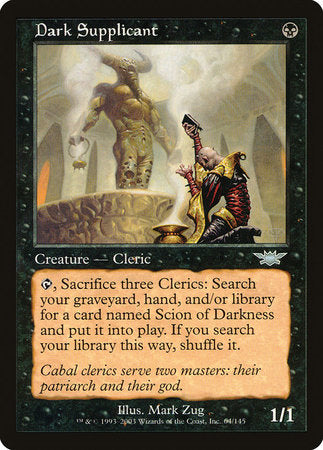 Dark Supplicant [Legions] | Exor Games Bridgewater