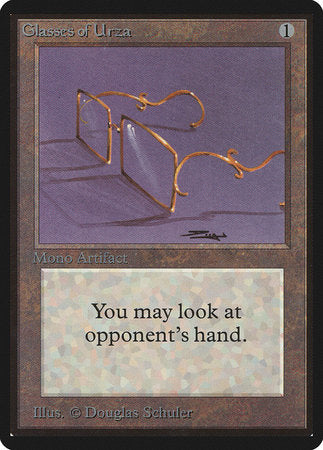 Glasses of Urza [Limited Edition Beta] | Exor Games Bridgewater