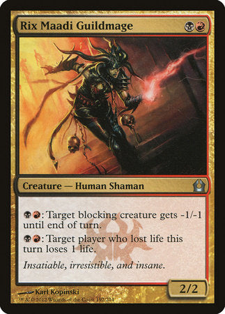 Rix Maadi Guildmage [Return to Ravnica] | Exor Games Bridgewater
