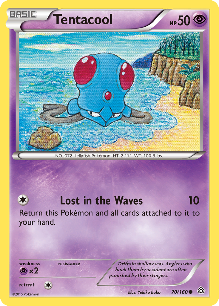 Tentacool (70/160) [XY: Primal Clash] | Exor Games Bridgewater