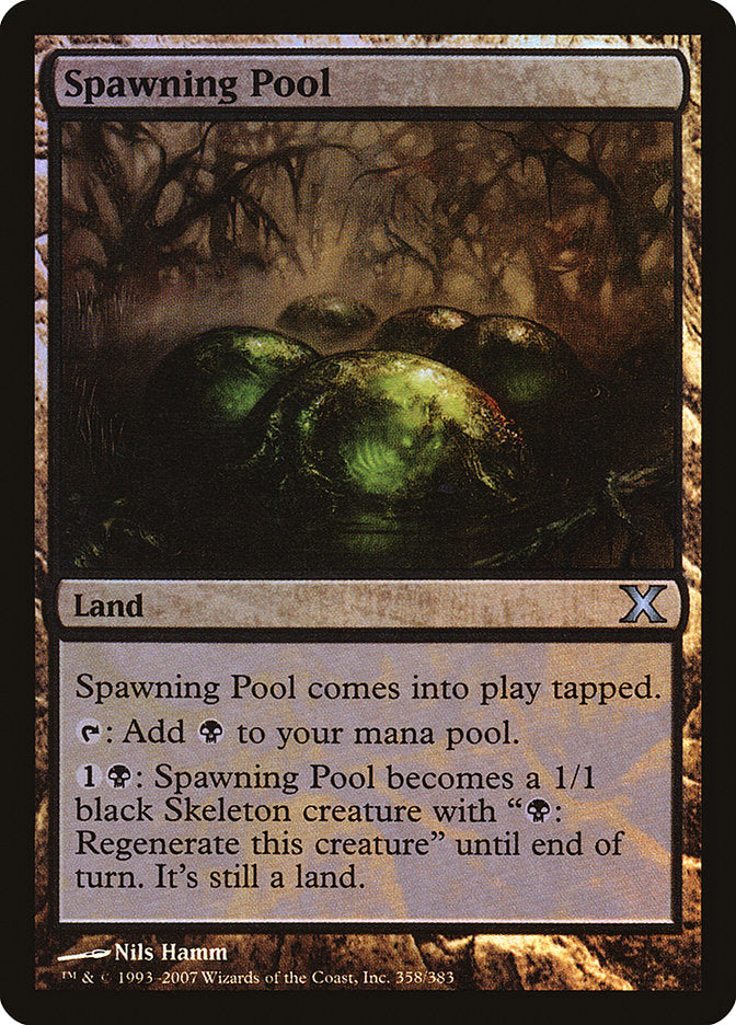 Spawning Pool (Premium Foil) [Tenth Edition] | Exor Games Bridgewater