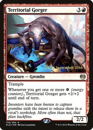 Territorial Gorger [Kaladesh Promos] | Exor Games Bridgewater