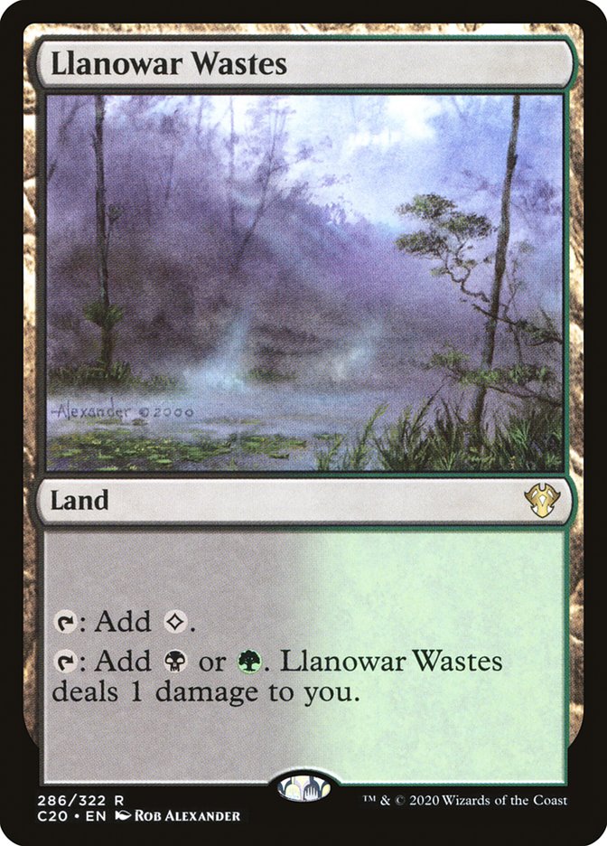 Llanowar Wastes [Commander 2020] | Exor Games Bridgewater