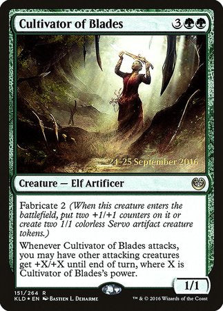 Cultivator of Blades [Kaladesh Promos] | Exor Games Bridgewater