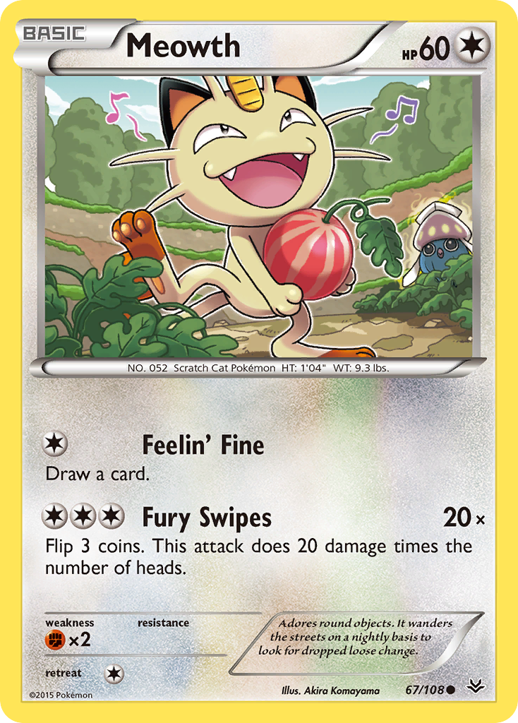 Meowth (67/108) [XY: Roaring Skies] | Exor Games Bridgewater