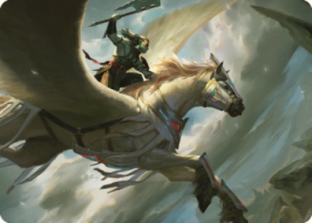 Cleaving Skyrider Art Card [Dominaria United Art Series] | Exor Games Bridgewater