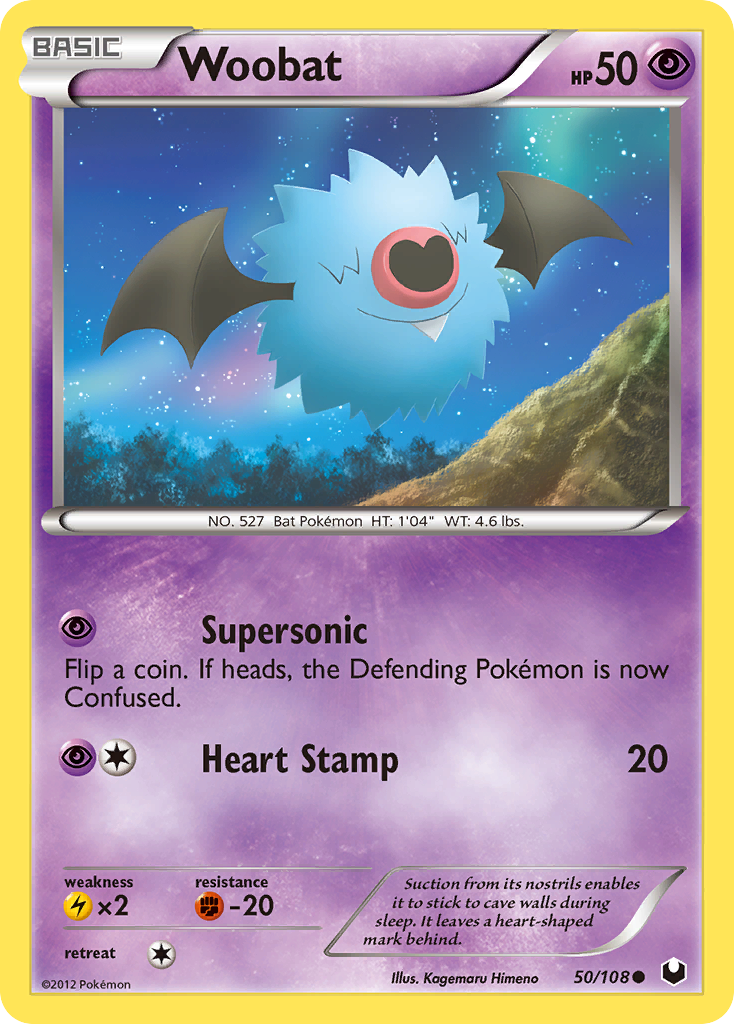 Woobat (50/108) [Black & White: Dark Explorers] | Exor Games Bridgewater