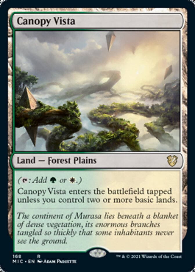 Canopy Vista [Innistrad: Midnight Hunt Commander] | Exor Games Bridgewater