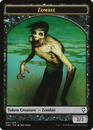 Zombie Token [Commander Anthology Volume II Tokens] | Exor Games Bridgewater