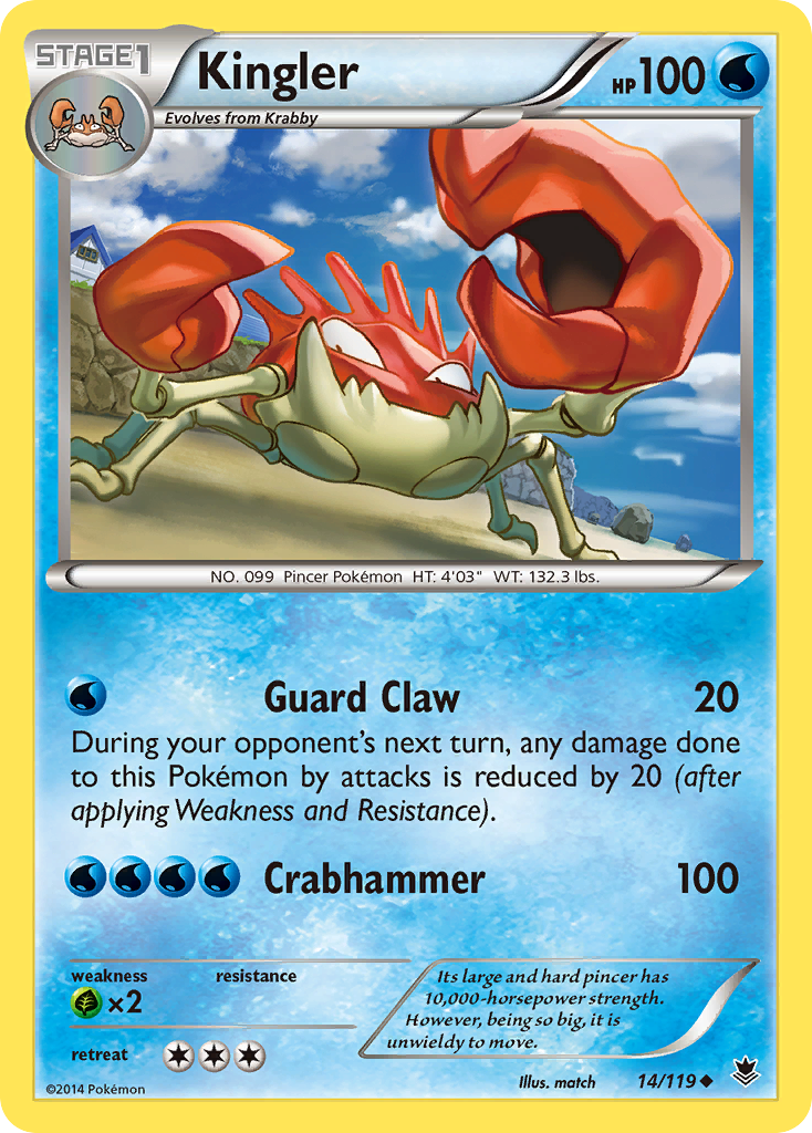 Kingler (14/119) [XY: Phantom Forces] | Exor Games Bridgewater