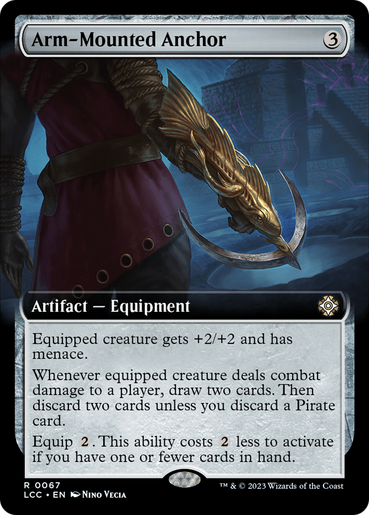 Arm-Mounted Anchor (Extended Art) [The Lost Caverns of Ixalan Commander] | Exor Games Bridgewater