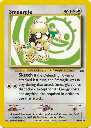 Smeargle (30/75) [Neo Discovery Unlimited] | Exor Games Bridgewater