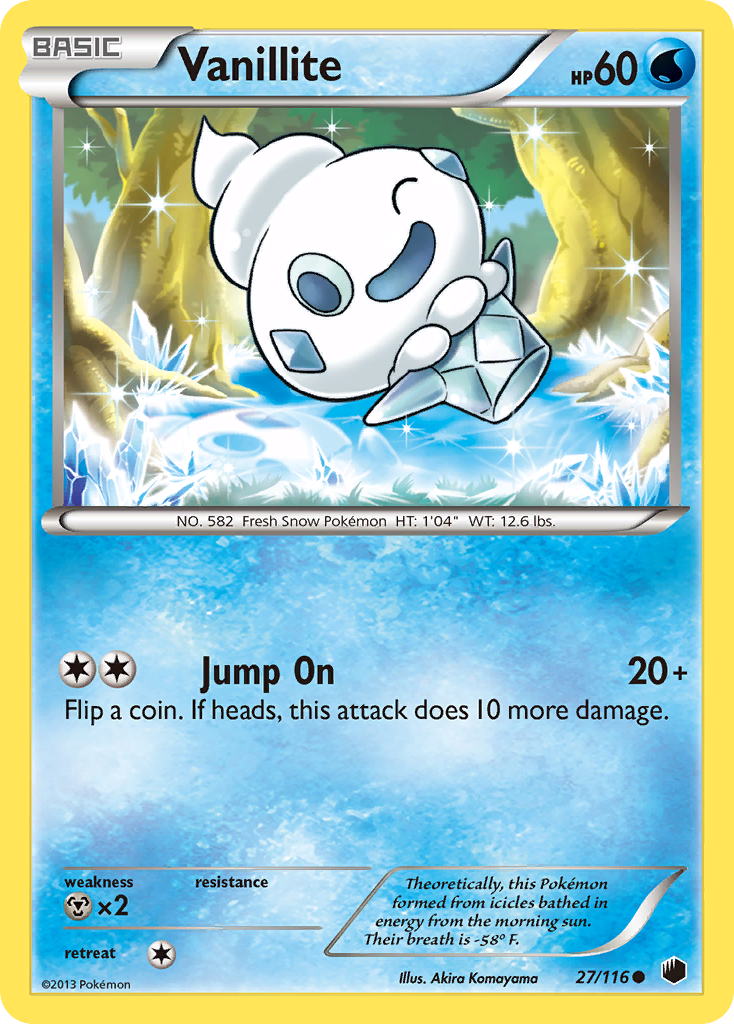 Vanillite (27/116) [Black & White: Plasma Freeze] | Exor Games Bridgewater