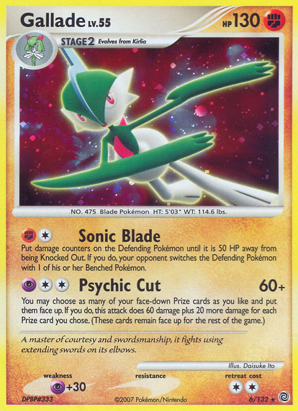 Gallade (6/132) [Diamond & Pearl: Secret Wonders] | Exor Games Bridgewater