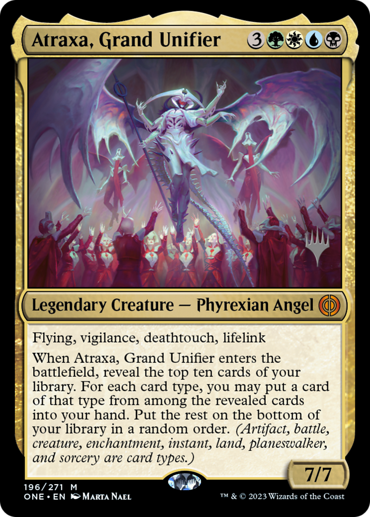 Atraxa, Grand Unifier (Promo Pack) [Phyrexia: All Will Be One Promos] | Exor Games Bridgewater