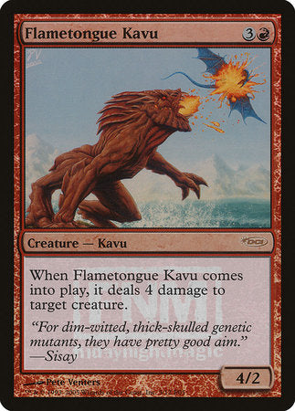 Flametongue Kavu [Friday Night Magic 2005] | Exor Games Bridgewater