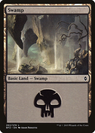 Swamp (262) [Battle for Zendikar] | Exor Games Bridgewater