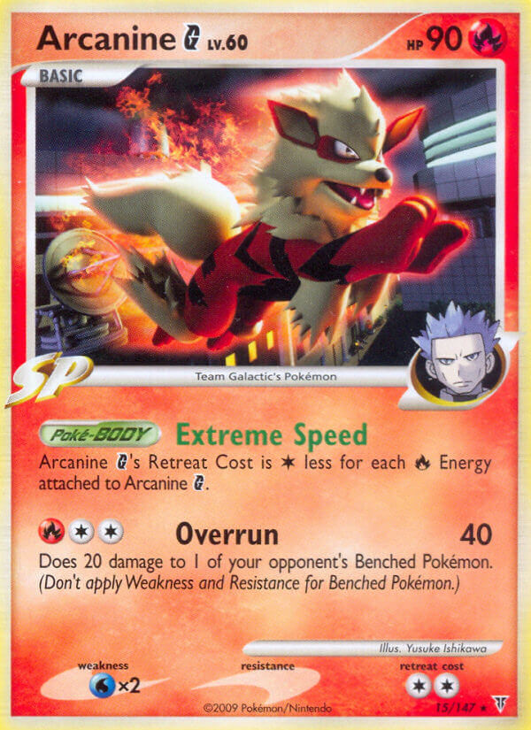 Arcanine G (15/147) (Theme Deck Exclusive) [Platinum: Supreme Victors] | Exor Games Bridgewater