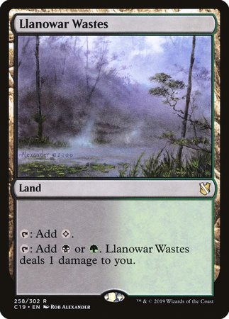 Llanowar Wastes [Commander 2019] | Exor Games Bridgewater