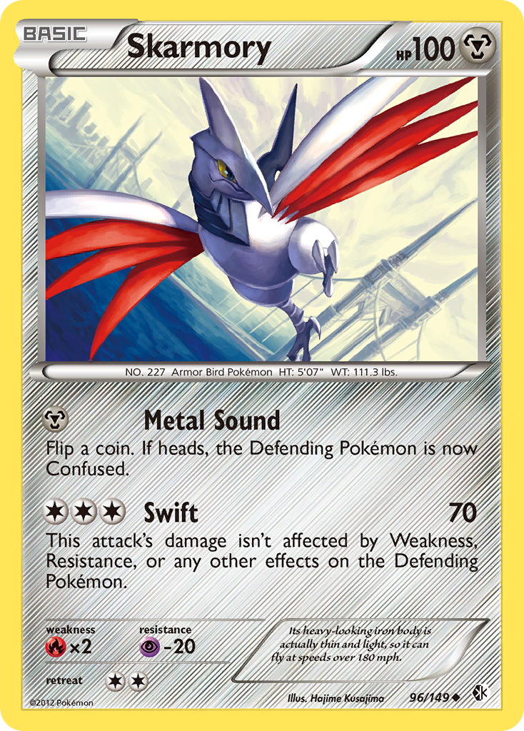 Skarmory (96/149) [Black & White: Boundaries Crossed] | Exor Games Bridgewater