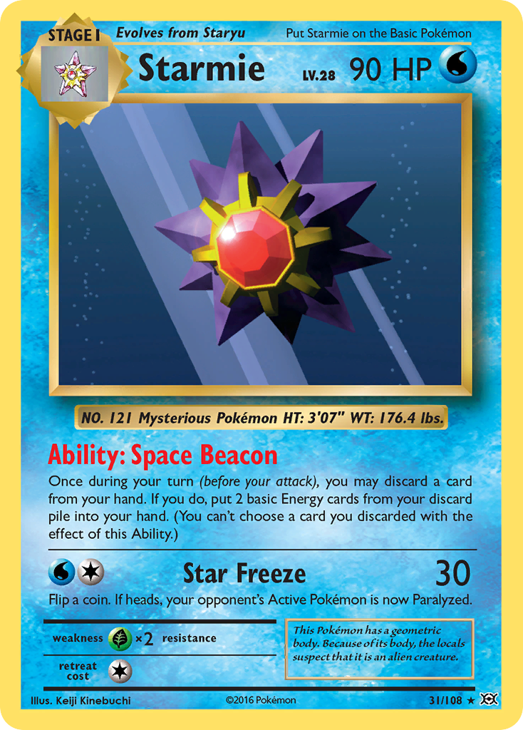 Starmie (31/108) [XY: Evolutions] | Exor Games Bridgewater