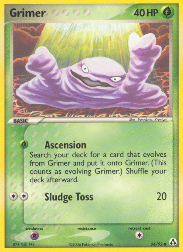 Grimer (54/92) [EX: Legend Maker] | Exor Games Bridgewater