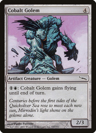 Cobalt Golem [Mirrodin] | Exor Games Bridgewater