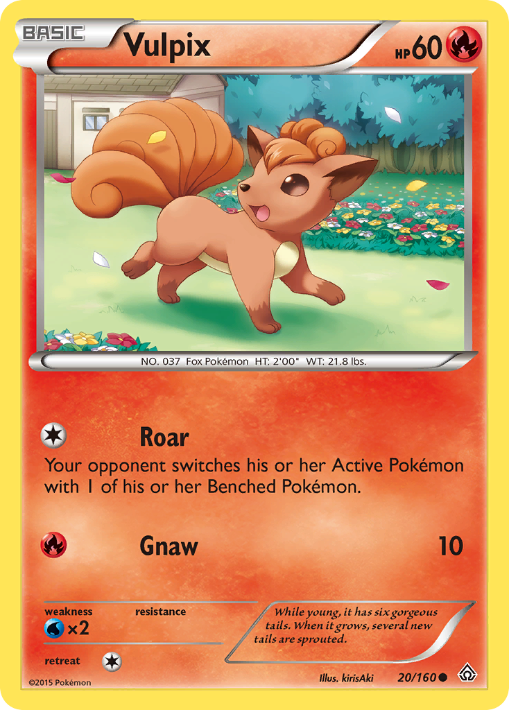 Vulpix (20/160) [XY: Primal Clash] | Exor Games Bridgewater