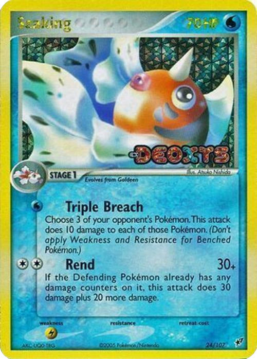 Seaking (24/107) (Stamped) [EX: Deoxys] | Exor Games Bridgewater