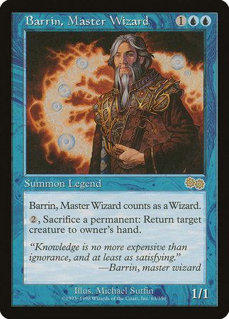 Barrin, Master Wizard [Urza's Saga] | Exor Games Bridgewater