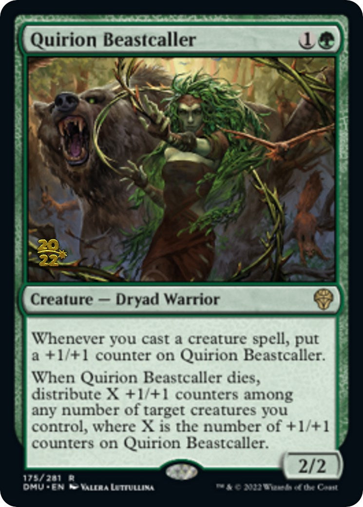 Quirion Beastcaller [Dominaria United Prerelease Promos] | Exor Games Bridgewater