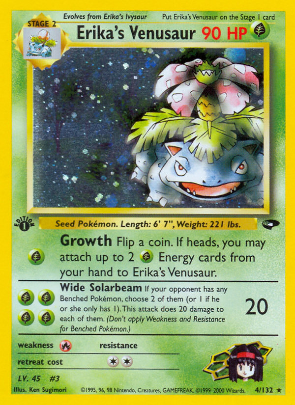 Erika's Venusaur (4/132) [Gym Challenge 1st Edition] | Exor Games Bridgewater