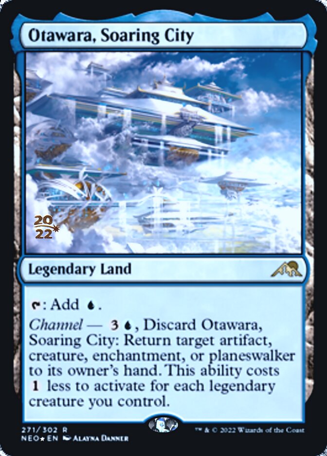 Otawara, Soaring City [Kamigawa: Neon Dynasty Prerelease Promos] | Exor Games Bridgewater