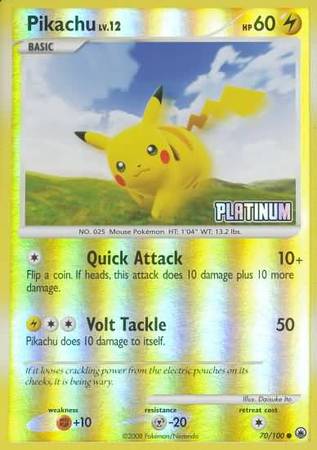 Pikachu (70/100) [Burger King Promos: 2009 Collection] | Exor Games Bridgewater