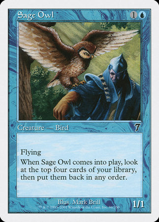 Sage Owl [Seventh Edition] | Exor Games Bridgewater