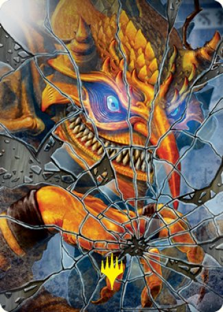 Reflection of Kiki-Jiki Art Card (Gold-Stamped Signature) [Kamigawa: Neon Dynasty Art Series] | Exor Games Bridgewater