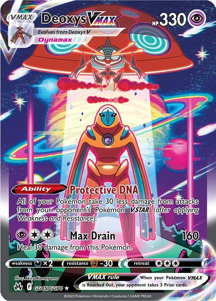 Deoxys VMAX (GG45/GG70) [Sword & Shield: Crown Zenith] | Exor Games Bridgewater