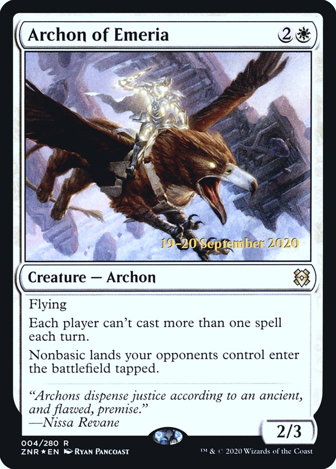 Archon of Emeria  [Zendikar Rising Prerelease Promos] | Exor Games Bridgewater