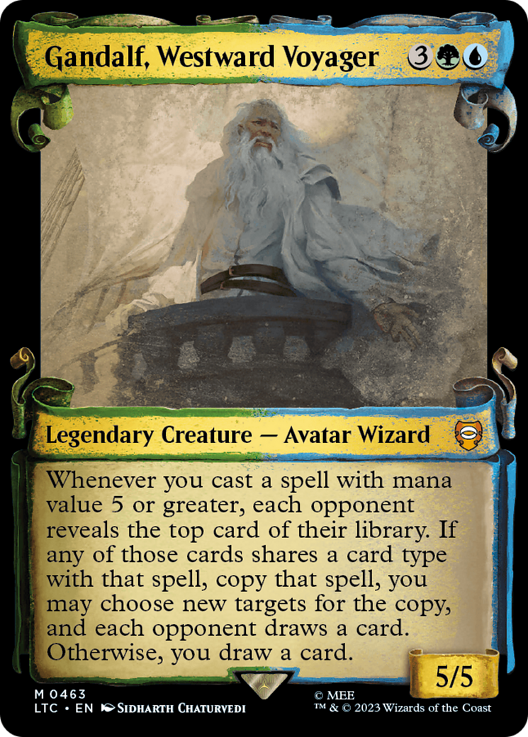 Gandalf, Westward Voyager [The Lord of the Rings: Tales of Middle-Earth Commander Showcase Scrolls] | Exor Games Bridgewater