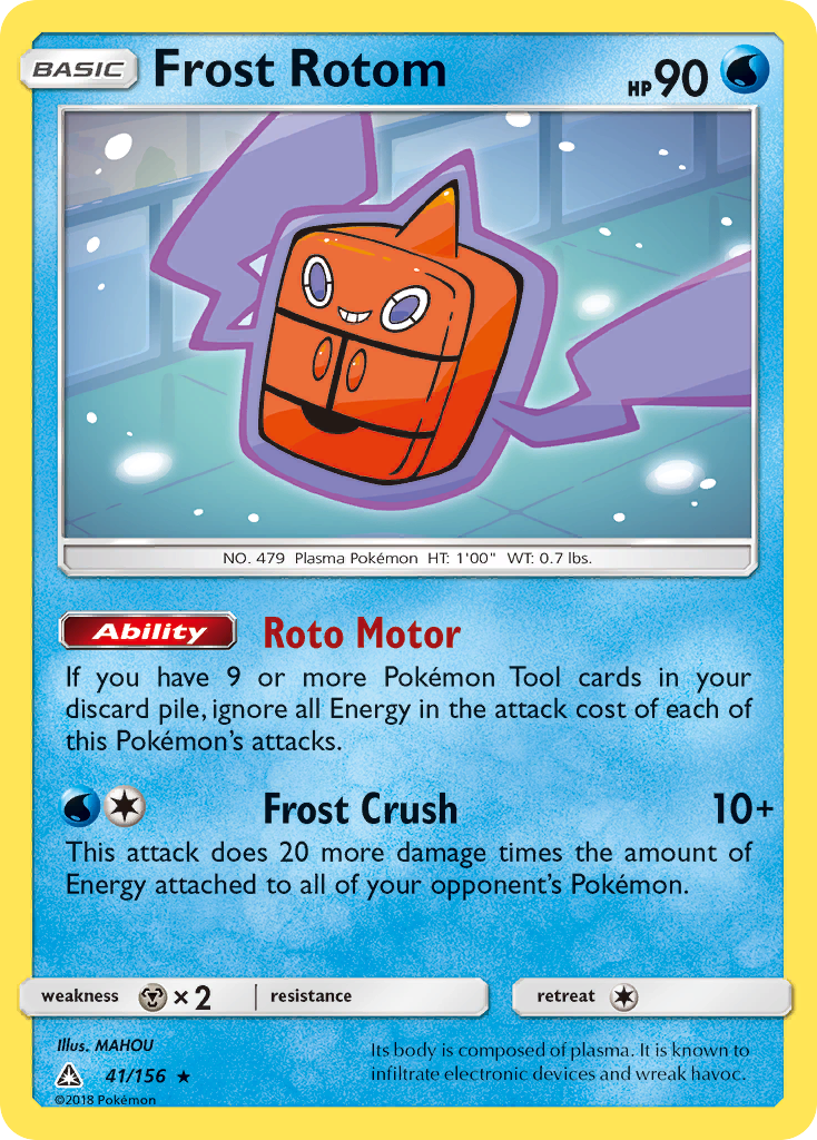 Frost Rotom (41/156) [Sun & Moon: Ultra Prism] | Exor Games Bridgewater