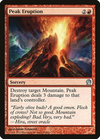 Peak Eruption [Theros] | Exor Games Bridgewater