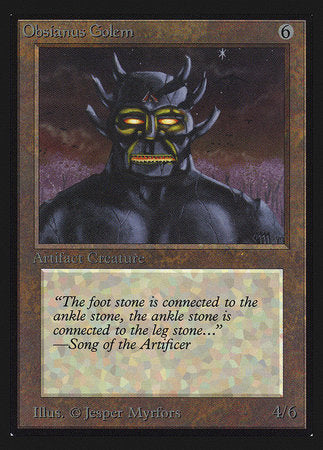 Obsianus Golem (IE) [Intl. Collectors’ Edition] | Exor Games Bridgewater