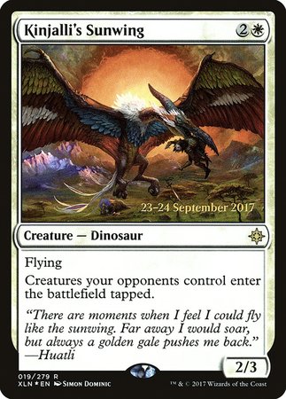 Kinjalli's Sunwing [Ixalan Promos] | Exor Games Bridgewater