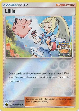 Lillie (125a/156) (Regional Promo) [Sun & Moon: Ultra Prism] | Exor Games Bridgewater